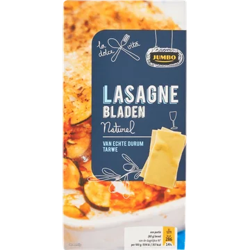 Jumbo Lasagnebladen Naturel 250 g