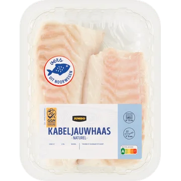 Jumbo Kabeljauwhaas Naturel ca. 250 g