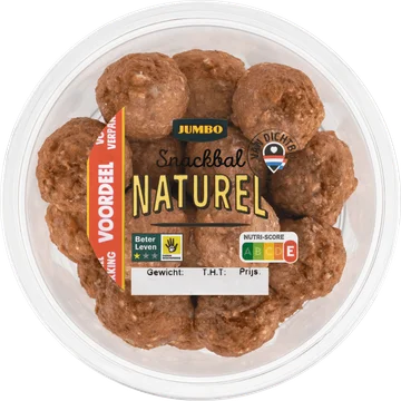 Jumbo Snackbal Naturel Voordeelverpakking 250 g