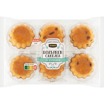 Jumbo Rozijnen Cakejes 210 g