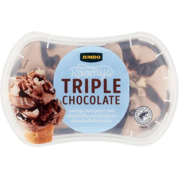 Jumbo Roomijs Triple Chocolate 100 g