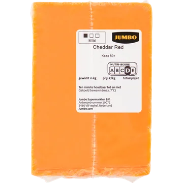 Jumbo Cheddar Red Kaas 50+ ca. 125g