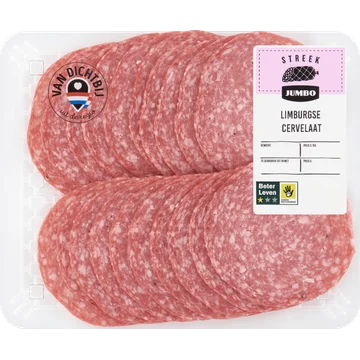 Jumbo Limburgse Cervelaat ca. 120 g