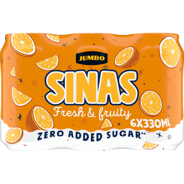 Jumbo Sinas Zero - Blik - 6 x 330 ml