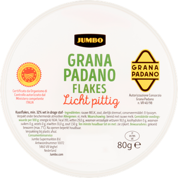 Jumbo Grana Padano Flakes 80 g
