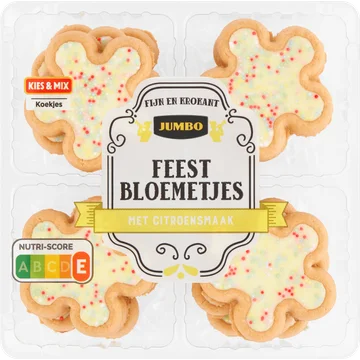 Jumbo Feestbloemetjes met Citroensmaak 150 g