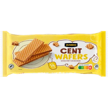 Jumbo Cent Wafers Gevuld met Cacaocrème 150 g