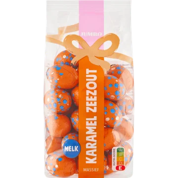 Jumbo Paaseitjes Melk Karamel Zeezout Massief 200 g