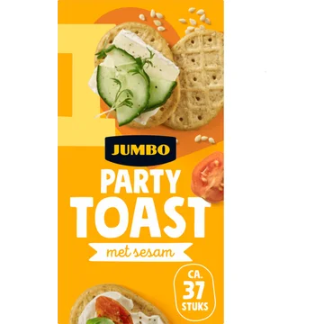 Jumbo Party Toast met Sesam 150 g