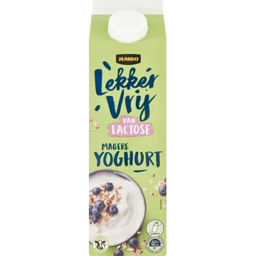 Jumbo Lekker Vrij van Lactose Magere Yoghurt 1 L
