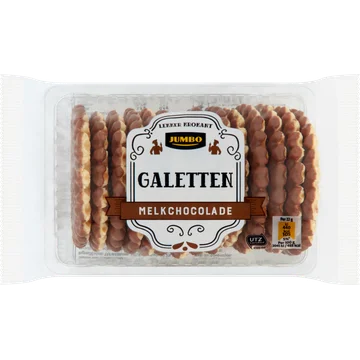 Jumbo Galetten Wafels Melkchocolade 300 g