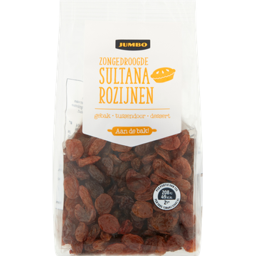 Jumbo Zongedroogde Sultana Rozijnen 250g
