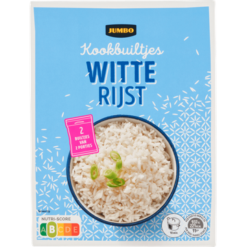 Jumbo Kookbuiltjes Witte Rijst 2 x 125 g