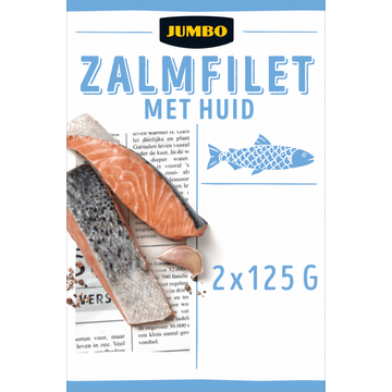 Jumbo Zalmfilet met Huid 2 x 125 g