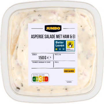 Jumbo Asperge Salade met Ham & Ei 150 g