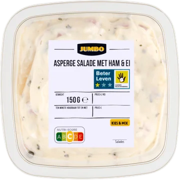 Jumbo Asperge Salade met Ham & Ei 150 g