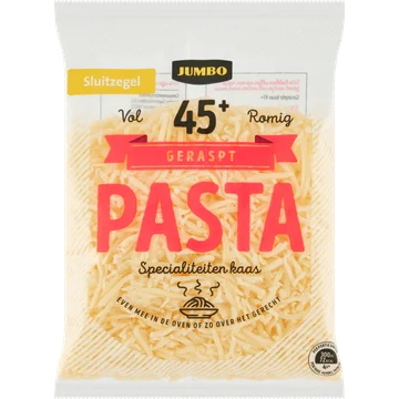 Jumbo Geraspte Pastakaas 45+ 150 g
