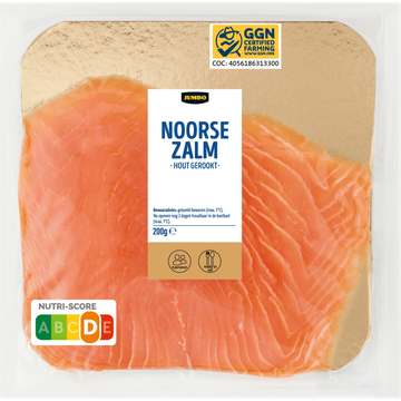Jumbo Noorse Zalm Hout Gerookt 200 g