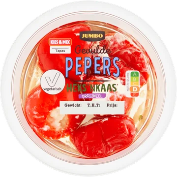 Jumbo Gevulde Pepers Heks'nkaas 120 g