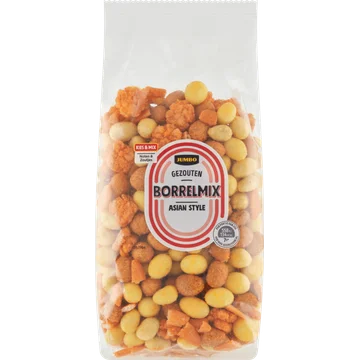 Jumbo Gezouten Borrelmix Asian Style 275 g
