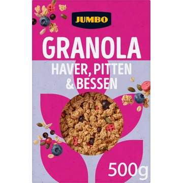Jumbo Granola Haver, Pitten & Bessen 500 g