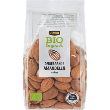 Jumbo Biologisch Ongebrande Amandelen 175 g