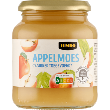 Jumbo Appelmoes 0% Suiker Toegevoegd 350 g