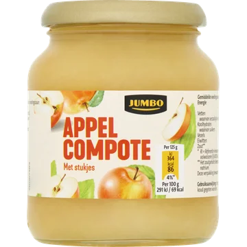 Jumbo Appelcompote met Stukjes 350 g