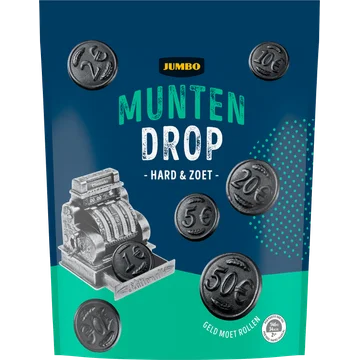 Jumbo Munten Drop Hard & Zoet 350 g