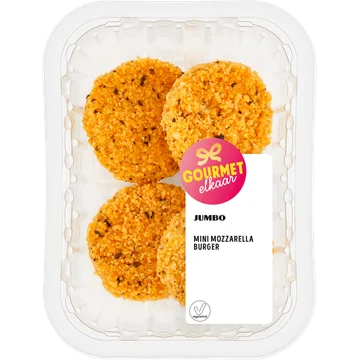 Jumbo Gourmet Vega Mini Mozzarella Burger 120 g