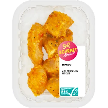 Jumbo Gourmet Mini Pangasius Blokjes 120 g
