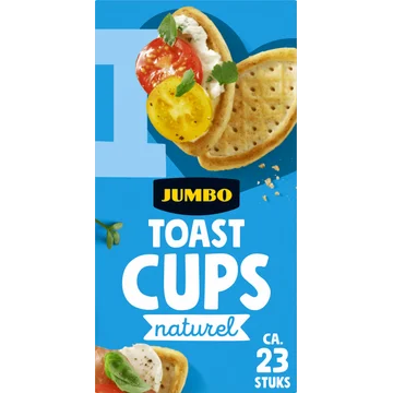 Jumbo Toast Cups Naturel 130 g