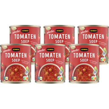 Jumbo Tomatensoep met Vermicelli & Soepballetjes 6 x 800ML