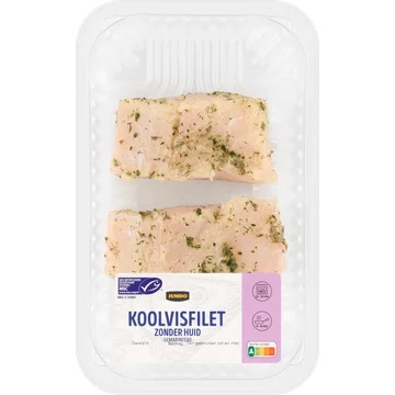 Jumbo Koolvisfilet Zonder Huid Gemarineerd 210 g