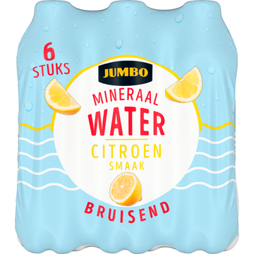 Jumbo Bruisend Mineraalwater Citroensmaak 6 x 500ML