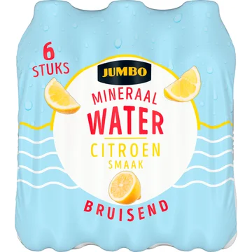 Jumbo Bruisend Mineraalwater Citroensmaak 6 x 500ML
