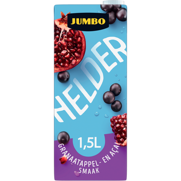 Jumbo Helder Granaatappel- en Açai Smaak 1,5 L