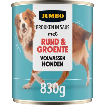 Jumbo Hondenbrokken In Saus Rund en Groenten 830 g