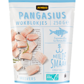 Jumbo Pangasius Wokblokjes 250 g