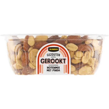 Jumbo Gezouten Gerookt Notenmix met Pinda 160 g
