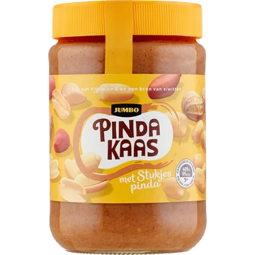 Jumbo Pindakaas met Stukjes Pinda 600 g