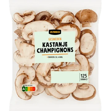 Jumbo Gesneden Kastanjechampignons 125 g
