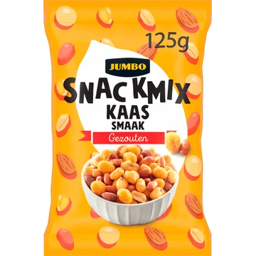 Jumbo Snackmix Kaas Smaak Gezouten 125 g