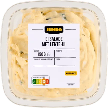 Jumbo Ei Salade met Lente-Ui 150 g