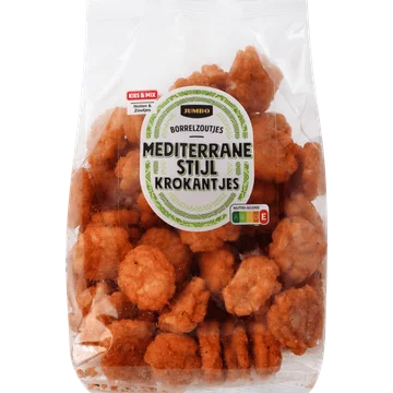 Jumbo Borrelzoutjes Mediterrane Stijl Krokantjes 150 g