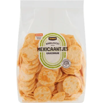 Jumbo Borrelzoutjes Mexicaantjes Kaassmaak 150 g