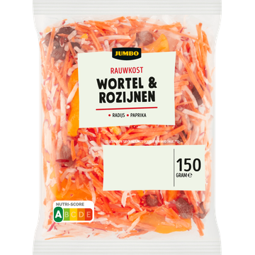 Jumbo Rauwkost Wortel & Rozijnen 150 g