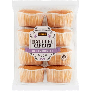 Jumbo Naturel Cakejes met Roomboter 320 g