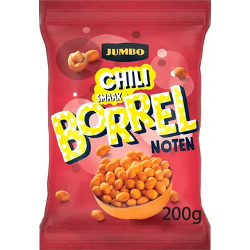 Jumbo Chili Smaak Borrelnoten 200 g