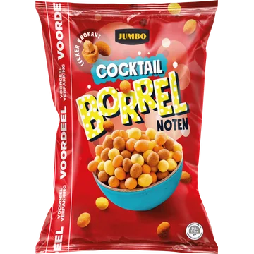 Jumbo Cocktail Borrelnoten Voordeelverpakking 500 g